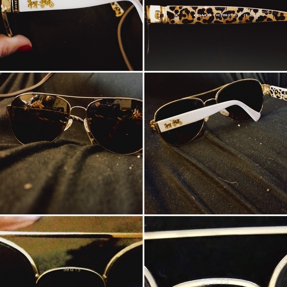 Coach sunglasses (prescription, but lenses can be changed) - Picture 1 of 5